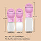 Portable Leakproof Dog Water Bottle, Outdoor Travel Bowl for Dogs Cats