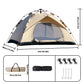 2-4 Person Camping Windproof Tent Easy Set Up,
