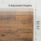 Wood Platform Bed Frame with Adjustable Headboard,Queen