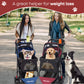 Pet Stroller For Small Medium Cats Dogs 3 Wheels Foldable with Breathable Mesh