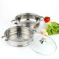 3 Tier Stainless Steel Steamer Pot with Lid