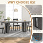 70.8 Inch Dining Table for 6-8 People