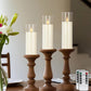 24-Pack Acrylic LED Flameless Candles with Remote & Timer - Battery Powered for Indoor/Outdoor