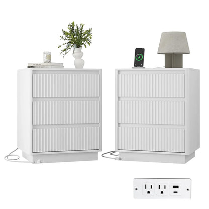 Nightstand / Side Table Set of 2