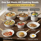 25-Piece Non-Stick Ceramic Cookware Set, Titanium-Reinforced