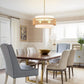 Rattan Chandelier, 19.7"