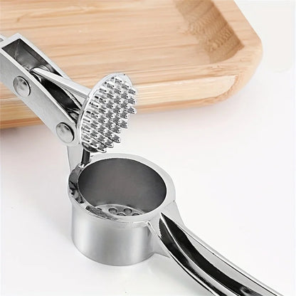 Commercial Heavy Duty Garlic Press & Multi-Tool. 18cm, Aluminum