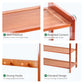 185cm Large Wooden 5 Tiers Hall Tree Hat Coat Stand Shoe Rack﻿