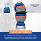 Emergency First Aid Kit for Hiking & Outdoor Adventures with Trauma Pad & Guide