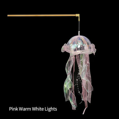 Jellyfish Lamp Portable Lantern Kids Bedroom