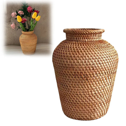 Rattan Vase