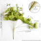 Artificial Peony Bouquets 2 Cream Beige Moss Green Silk Flower Bundles