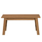 Simple Walnut Rectangle Wood Coffee Table