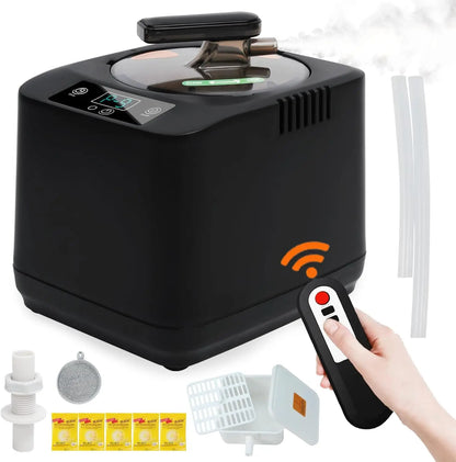 Portable Sauna Steamer with Remote Control, 3L 1200W, 9 Levels & Timer
