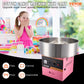 Electric Cotton Candy Machine Commercial Floss Maker w/ Stainless Steel Bowl
