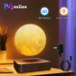 Magnetic Floating Rotating Moon Lamp with Wooden Base, 3 Color Temperature