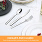24Pcs tainless Steel Flatware Set for 6
