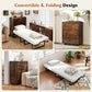 Cot Size Murphy Bed with Storage Rolling