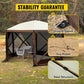 Pop-up Gazebo  6 Sided 12&