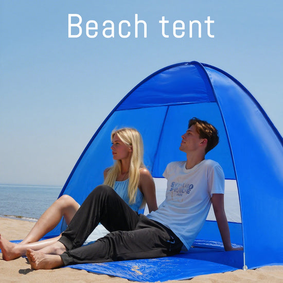 Pop-up beach tent,with handbag - compact folding design, suitable for beach, camping, picnic