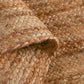Hand Woven Jute Braided Round Rug, 6 Feet Natural Reversible