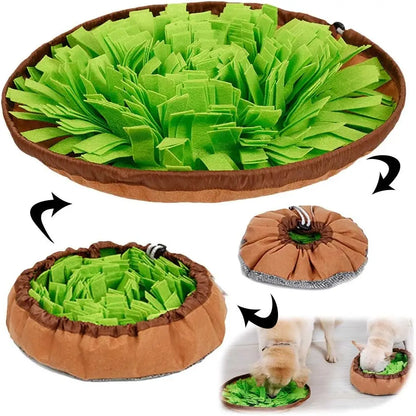 Interactive Pet Snuffle Mat for Dogs and Cats, Encourages Natural Foraging Skills, Indoor Outdoor