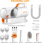 Professional Pet Grooming Kit with Vacuum, Low Noise Deshedding Tools for Dogs & Cats,