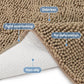 30x20 Non-Slip Chenille Bath Mat - Ultra-Absorbent, Quick-Dry, Machine Washable