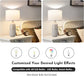 Set of 2 Tall White Ceramic Table Lamps  22 Inches