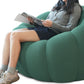 Modern Curved Boneless Sofa with Ottoman