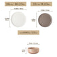 12 Pcs Dinnerware Set Curved Edge Sesame Glaze Stoneware Plates Set