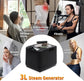 Portable Sauna Steamer with Remote Control, 3L 1200W, 9 Levels & Timer