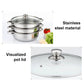 3 Tier Stainless Steel Steamer Pot with Lid