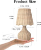 Rattan Bedside Table Lamp,