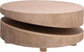 Stunning Round Coffee Table, Natural