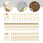 90 Pcs Gold Flatware Set Stainless Steel