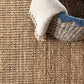 Hand Woven Chunky Jute Natural Indoor Area Rug, 3x5,