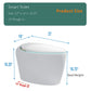 Unique Smart Toilet with Bidet Built In, Intelligent One Piece Toilet For Modern Bathroom, Auto Open/Close Seat