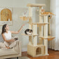 Multi-Level Cat Tree with Scratching Posts, Cozy Condo,