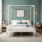 Canopy Bed Frame, 4-Poster,  Easy Assembly