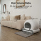 Self-Cleaning Cat Litter Box App Control, ONLY Supports 2.4G WiFi w/Litter Mat