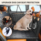 Dog Car Rear Seat Cover, Hard Bottom Extender, Heavy-Duty Washable