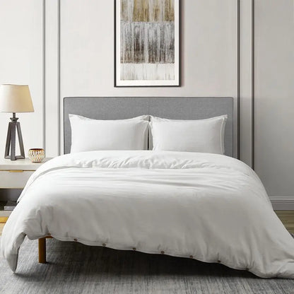 Linen Duvet Cover Set French Linen Cotton Blend Natural Flax
