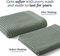 Luxury 100% Cotton Quick Dry Bath Towels Set of 2, Super Absorbent Lint Free Modern Style Sage Grey