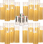 24-Pack Acrylic LED Flameless Candles with Remote & Timer - Battery Powered for Indoor/Outdoor