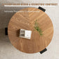Round Coffee Table with Hidden Storage