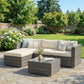 Patio Furniture Set, Rattan Outdoor Sectional