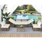 7-Piece Wicker Outdoor Patio Sectional Sofa Set with Cushions