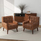 Modern Accent Chair, with Solid Wood Frame & Soft Cushion