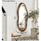 47x20 Vintage Irregular Wall Mirror Full Length